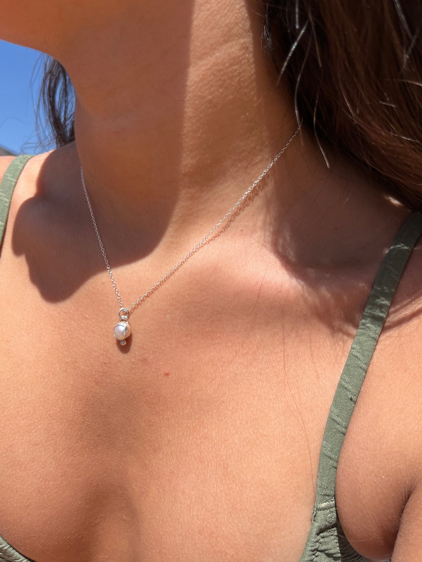 Freshwater Pearl Drop Necklace