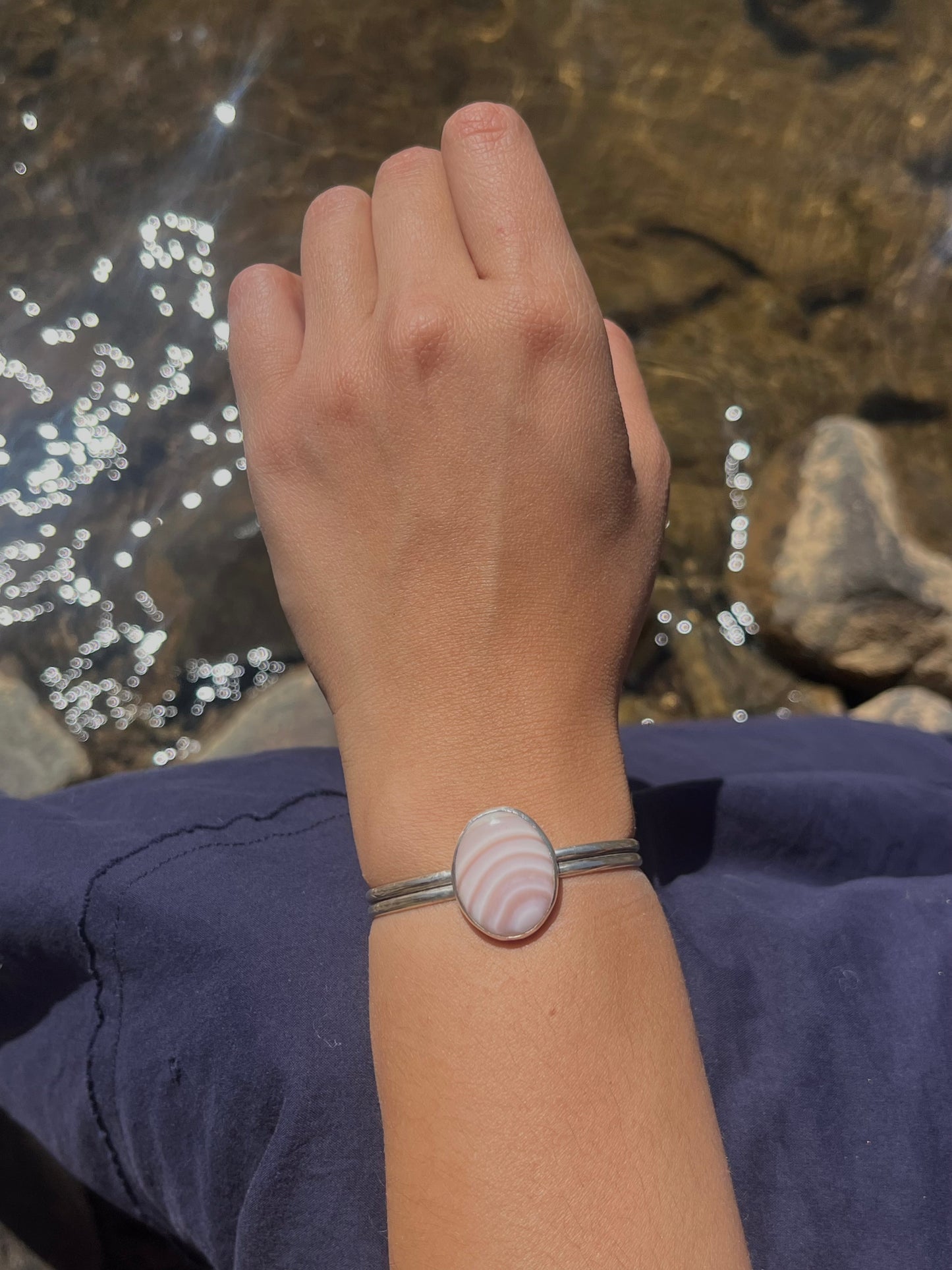 Pink Muscle Cuff Bracelet