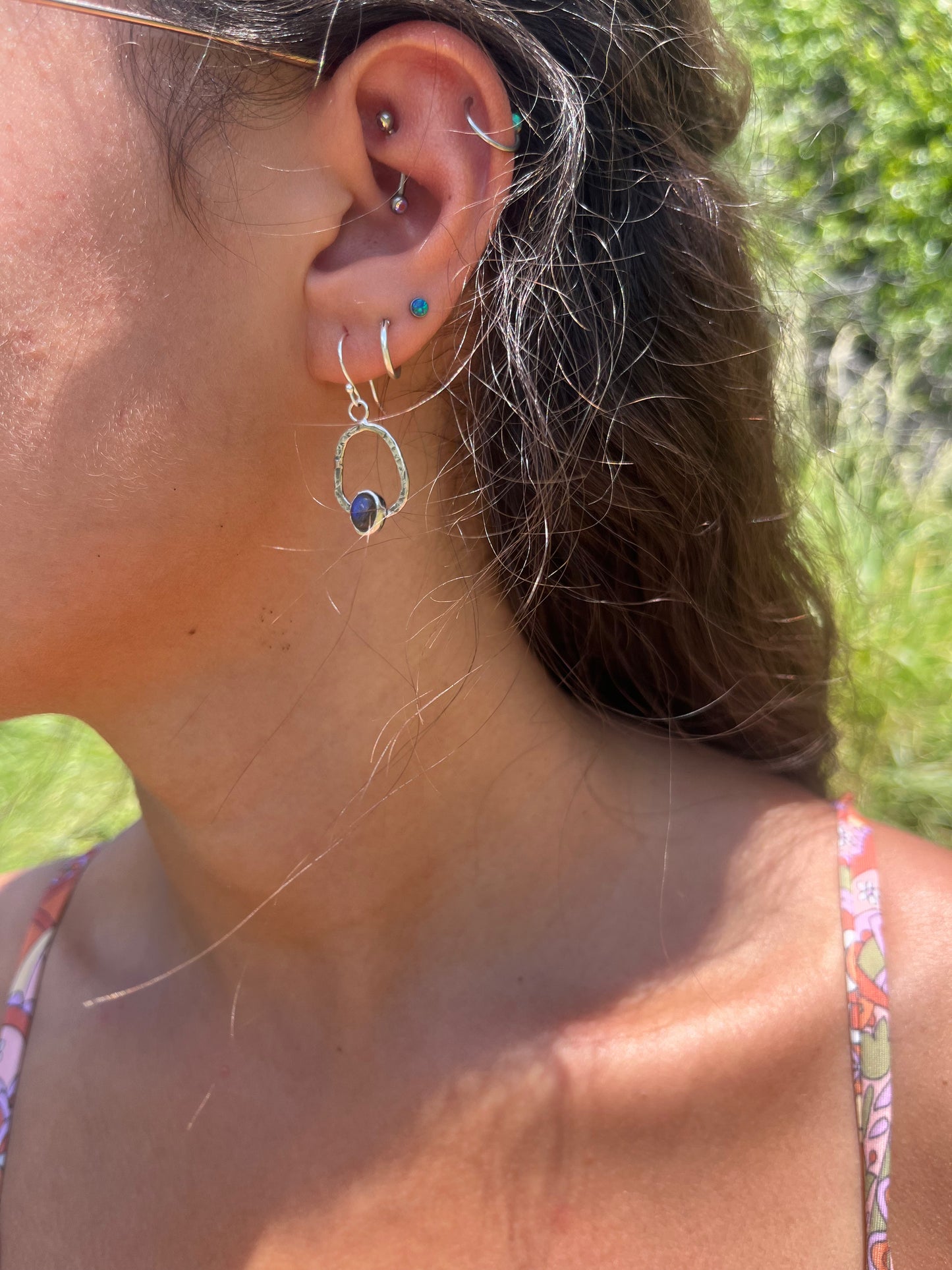 Labradorite Earrings
