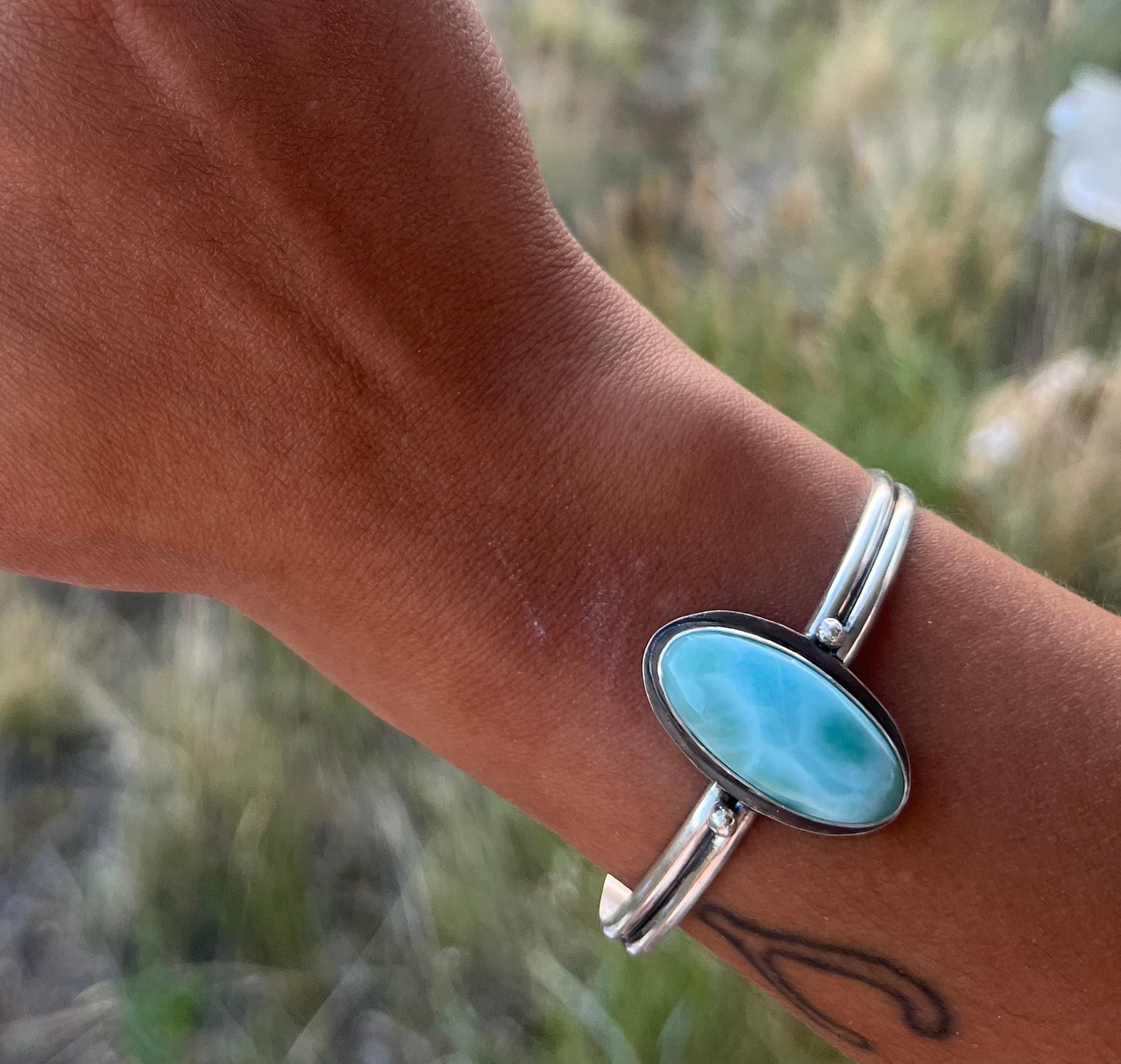 Ocean Light Cuff - Larimar