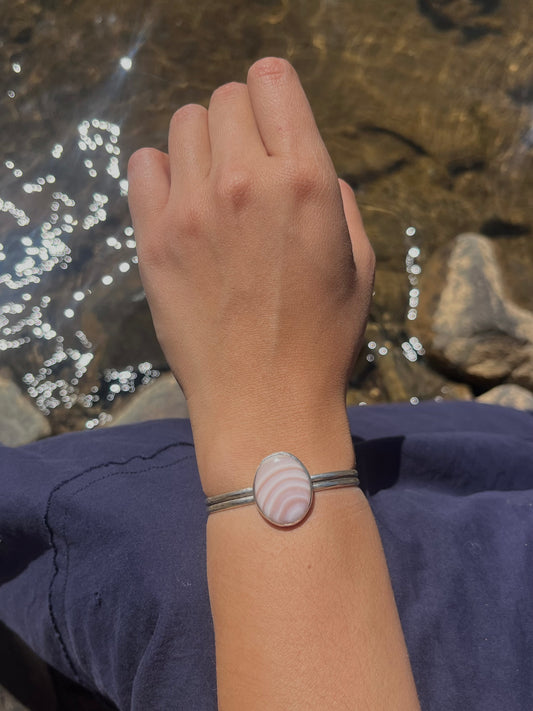 Pink Muscle Cuff Bracelet