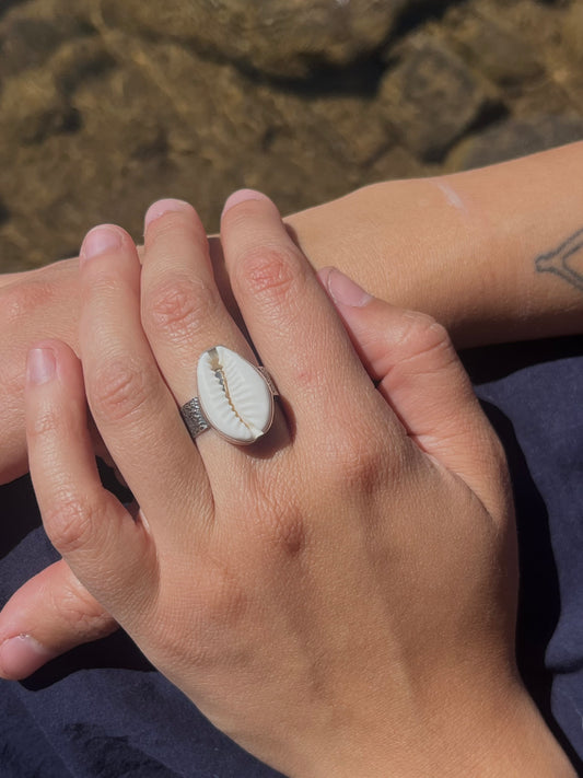 Cowrie Shell Ring