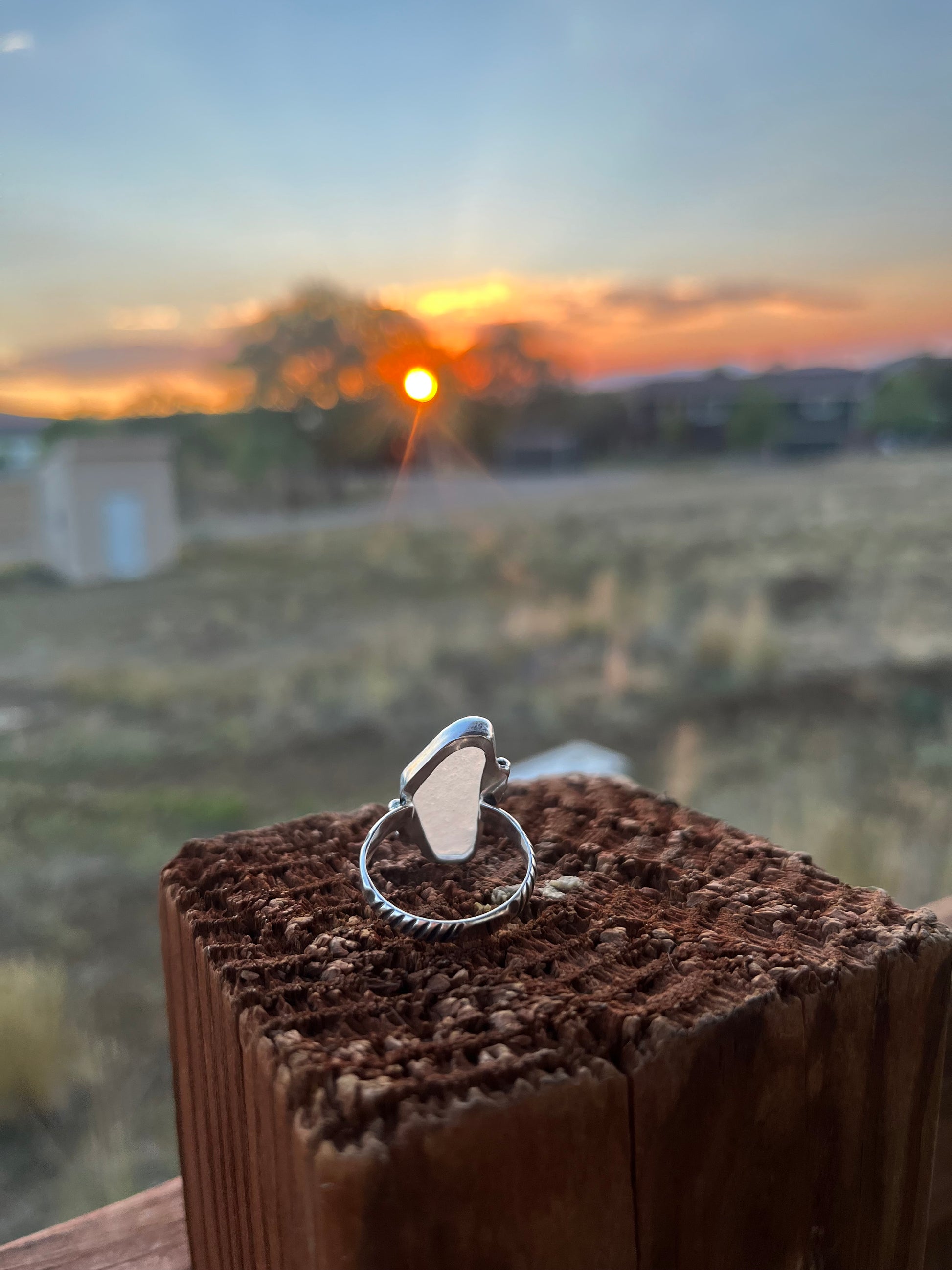 sea glass ring