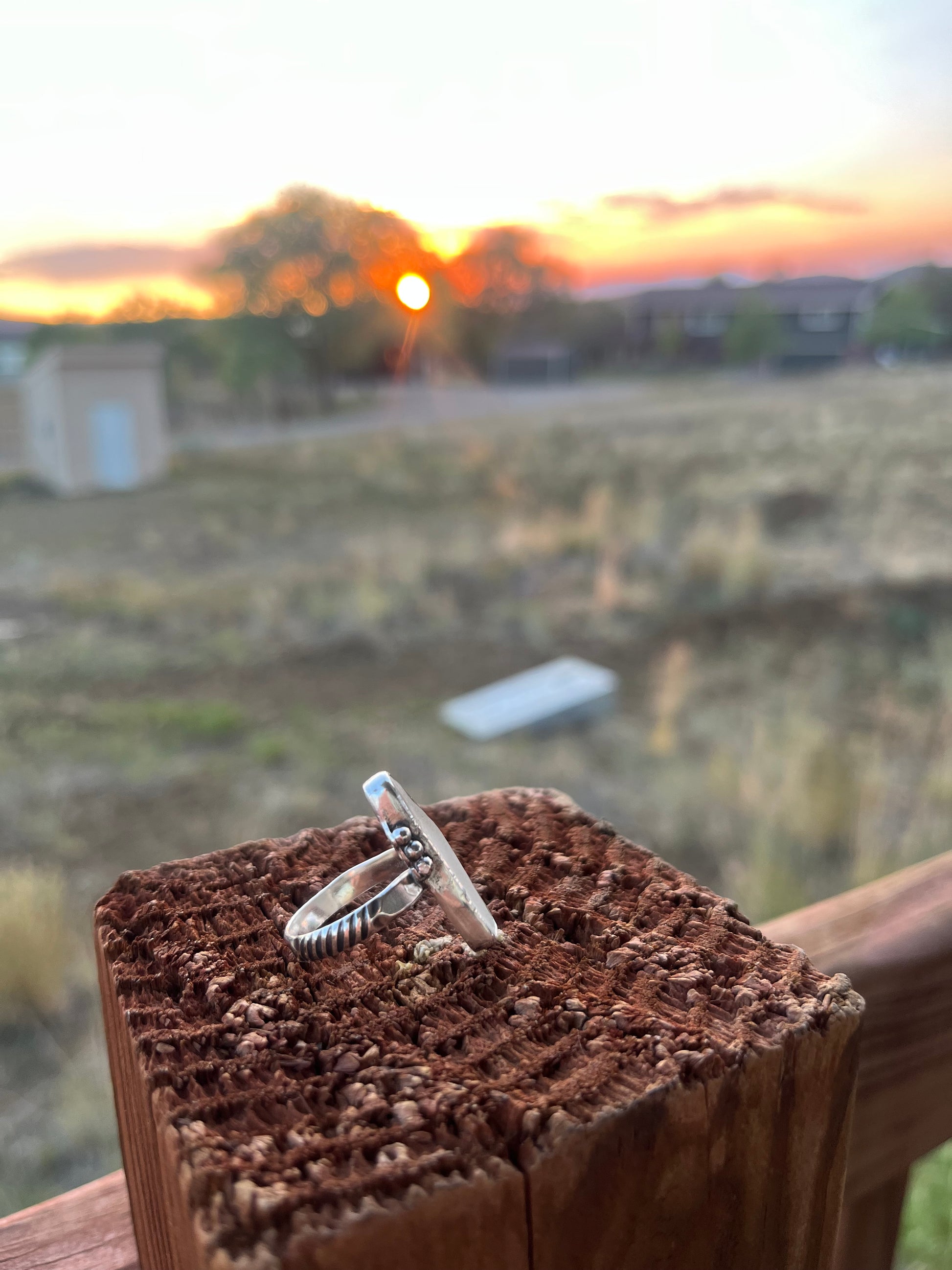 sea glass ring