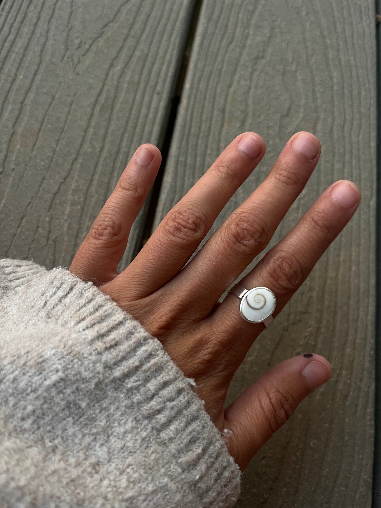Shiva Shell Ring
