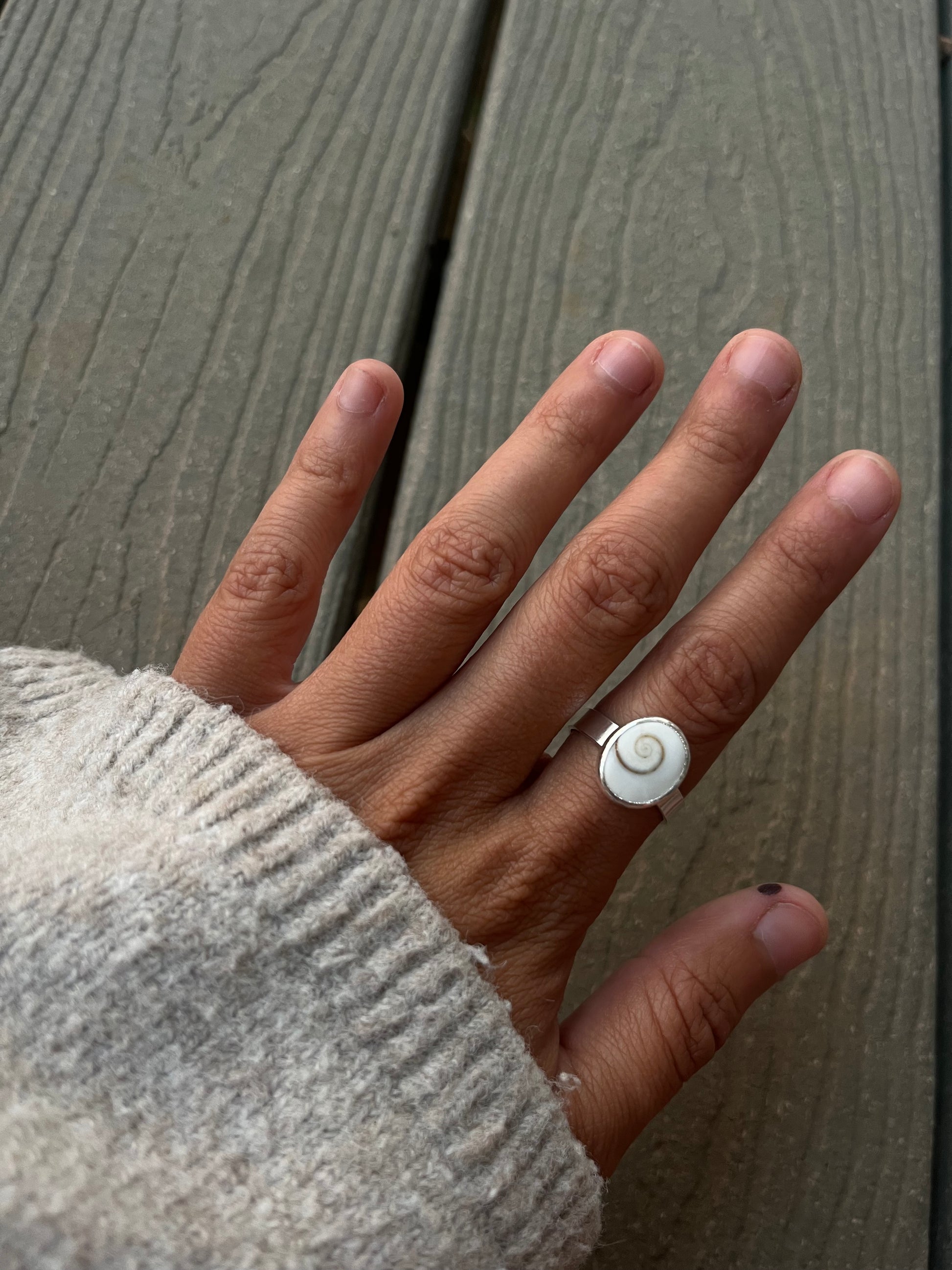 Shiva Shell Ring