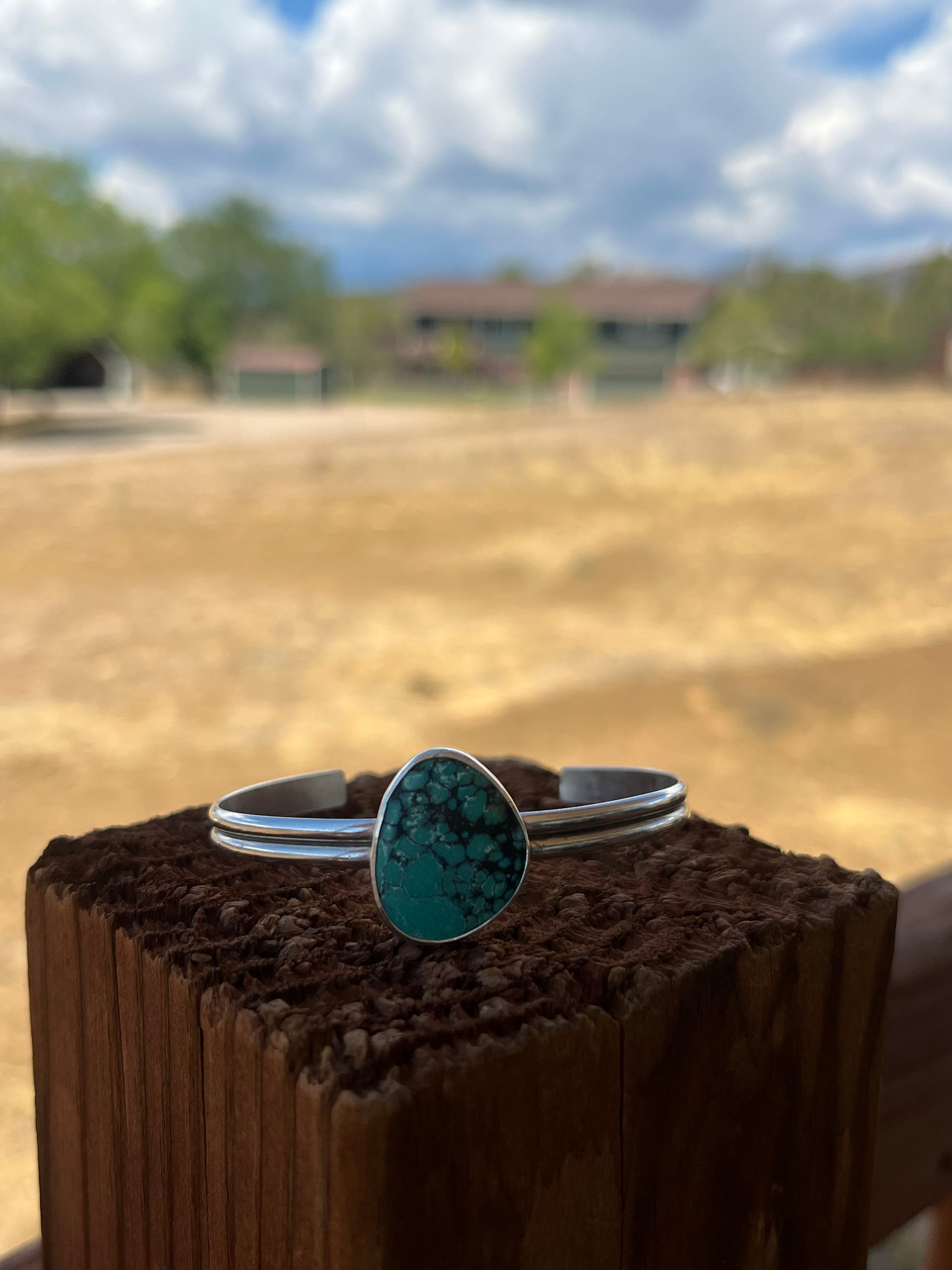 Turquoise Sterling Silver Cuff Bracelet 