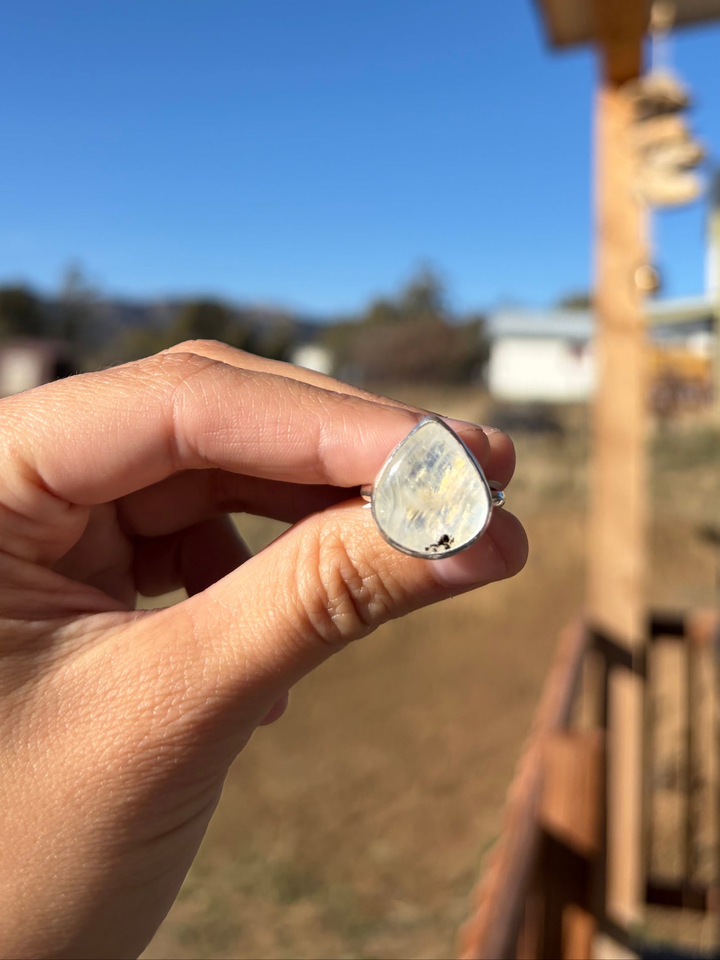 Sterling Silver Moonstone Glow Ring