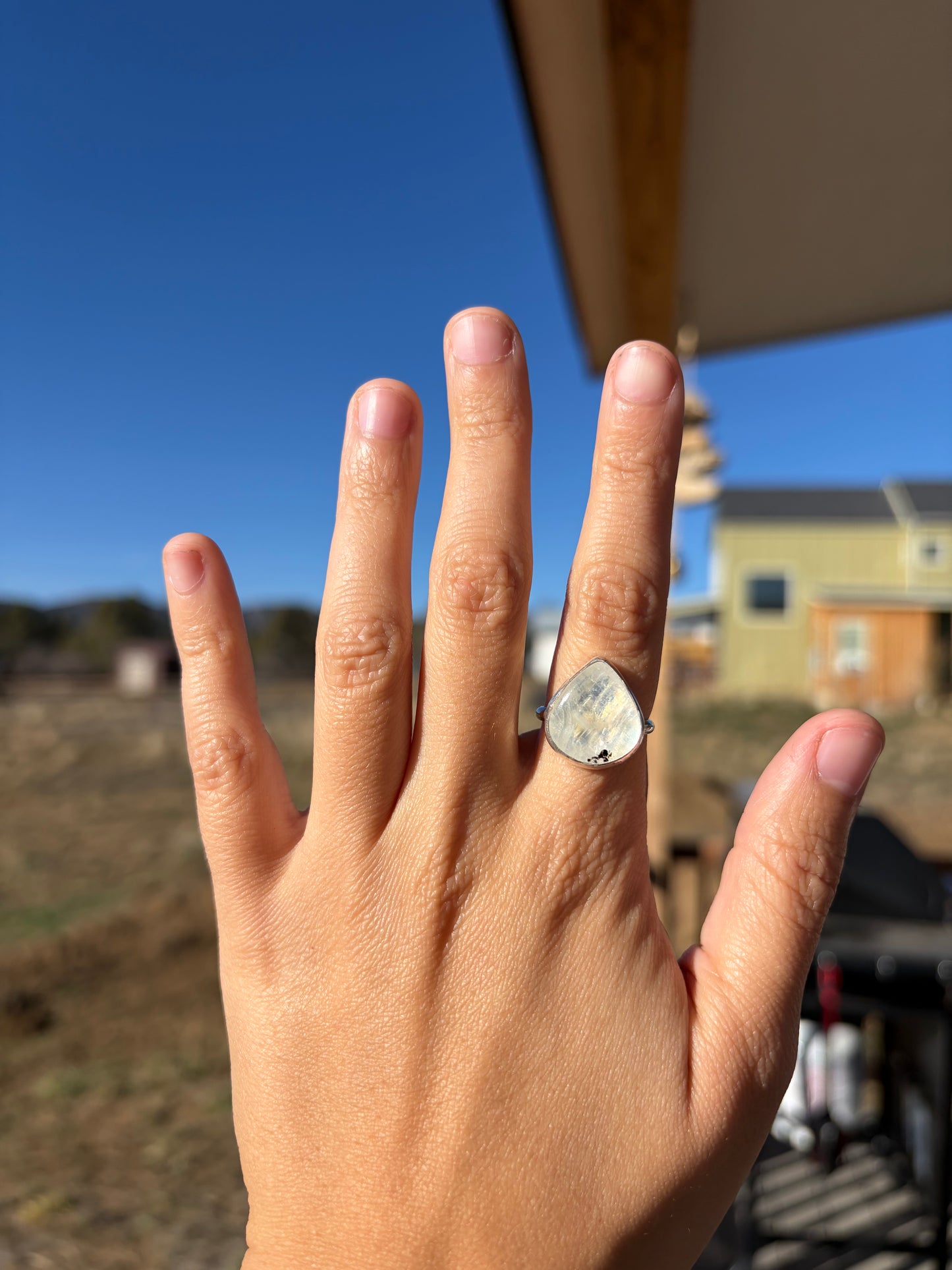 Sterling Silver Moonstone Glow Ring