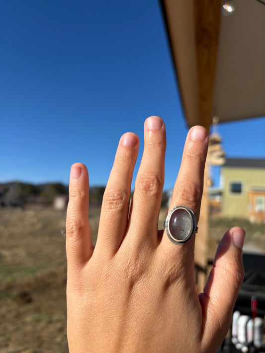 Sterling Silver Smoky Quartz Ring